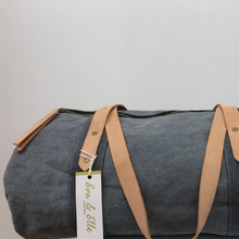 Load image into Gallery viewer, E&amp;E Grey Duffel Bag