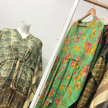 Load image into Gallery viewer, Long Length Kaftan - Blue Rose