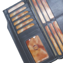 Load image into Gallery viewer, Women&#39;s Leather Wallet - Orange