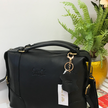 Load image into Gallery viewer, Black - Leather Fashion Handbag