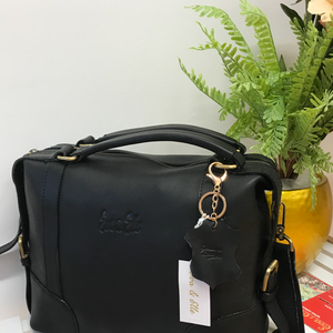 Black - Leather Fashion Handbag