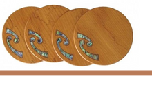 Load image into Gallery viewer, Kauri Koru Ngaru Coasters