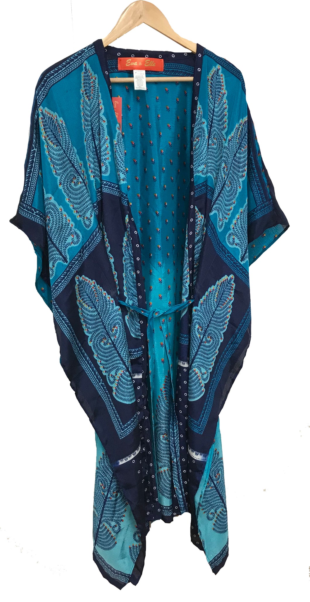 Kimono with Flap sleeves - Royal Blue
