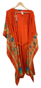Kimono with Flap sleeves - Coral