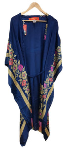 Kimono with Flap sleeves - Navy Blue