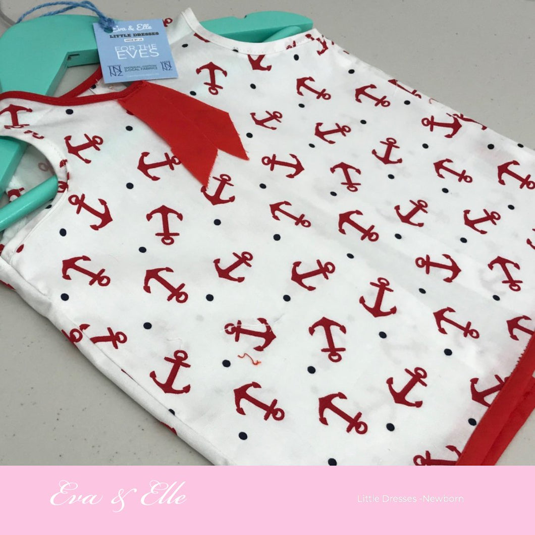 Little Red Anchors for Newborn
