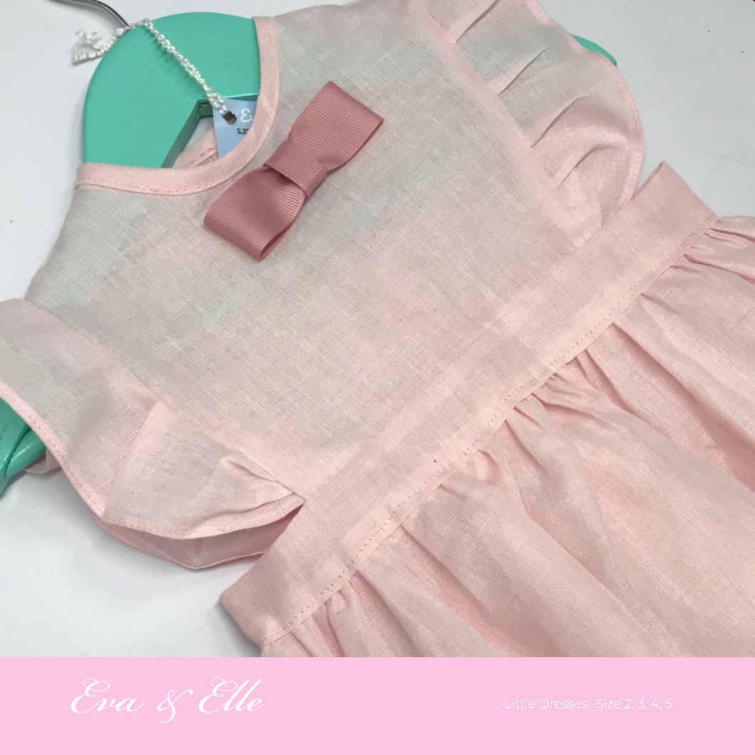 Little Pink Pinafore Dress for Toddler