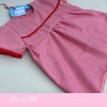 Load image into Gallery viewer, Little Red Gingham for 12 - 18 Months with Sleeves