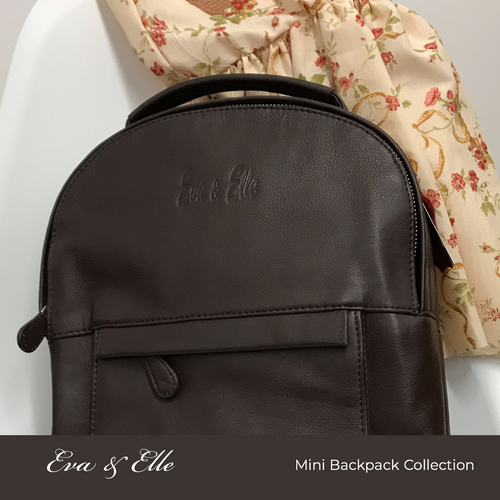 Chestnut Brown - Leather Mini Backpack