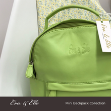 Load image into Gallery viewer, Neon Green - Leather Mini Backpack