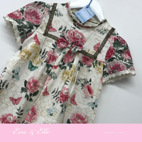 Little Dresses -City of Romance collection for 3 -6 years in two design prints